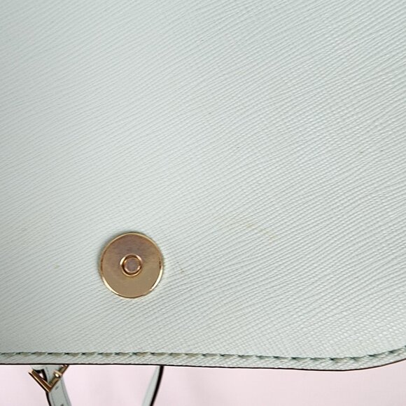 Kate Spade Carsen Newbury Lane Crossbody Leather Handbag WKRU3817 Grace Blue - Picture 10 of 13